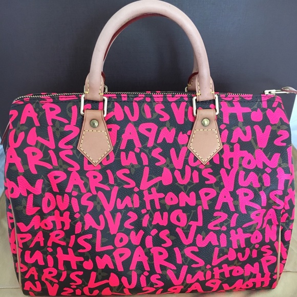 louis vuitton graffiti speedy